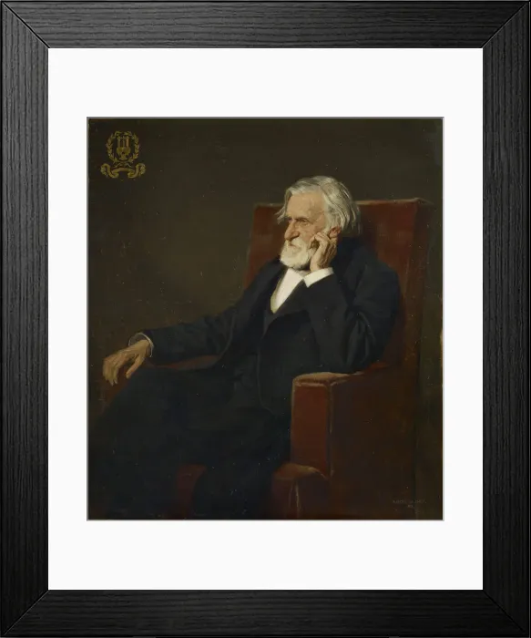 Framed Print : Portrait of the composer Ambroise Thomas (1811-1896), 1895