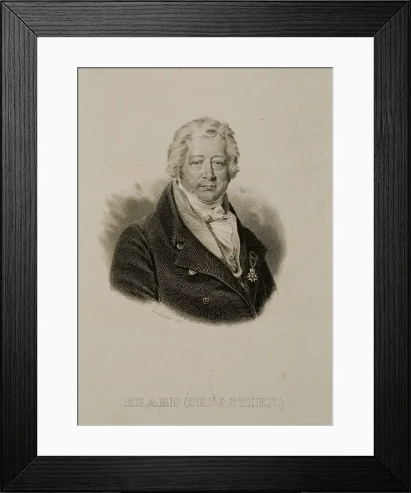 Framed Print : Portrait of the instrument maker Sebastien Erard (1752-1831), 1835 Framed Print : Portrait of the instrument maker Sebastien Erard (1752-1831), 1835