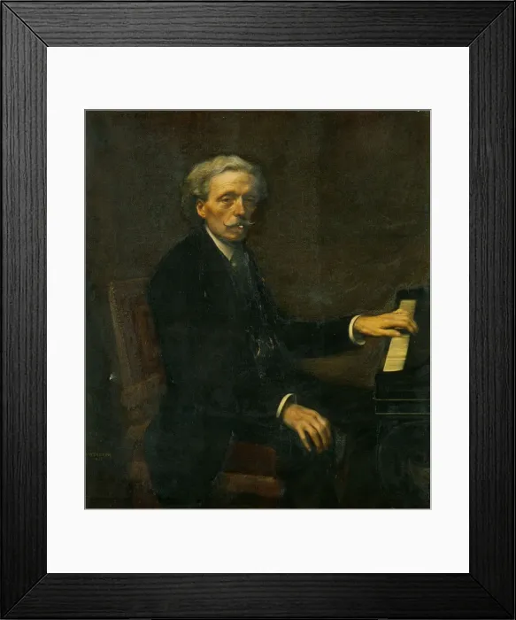 Framed Print : Portrait of the composer Louis Diemer (1843-1919), 1908 Framed Print : Portrait of the composer Louis Diemer (1843-1919), 1908