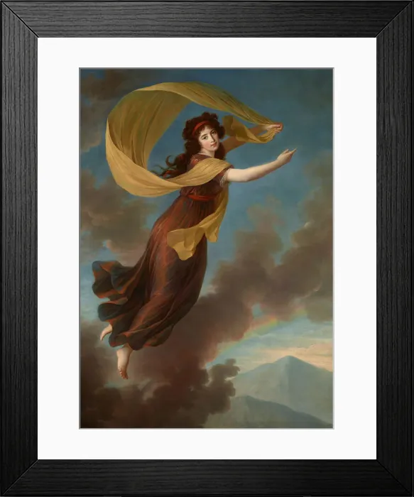 Framed Print : Portrait of Princess Karoline von Liechtenstein, nee Countess von Manderscheid-Blankenheim (1768-183 Framed Print : Portrait of Princess Karoline von Liechtenstein, nee Countess von Manderscheid-Blankenheim (1768-183