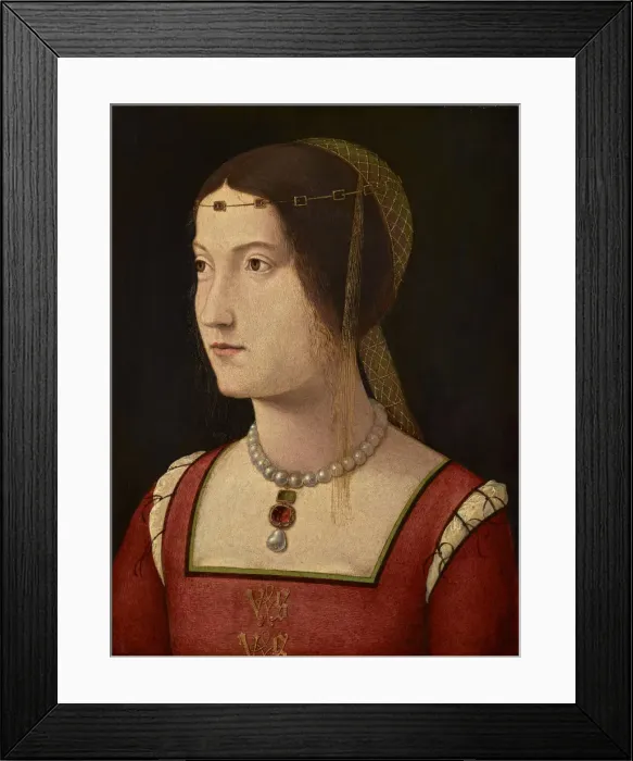 Framed Print : Portrait of a young Lady, c. 1500 Framed Print : Portrait of a young Lady, c. 1500