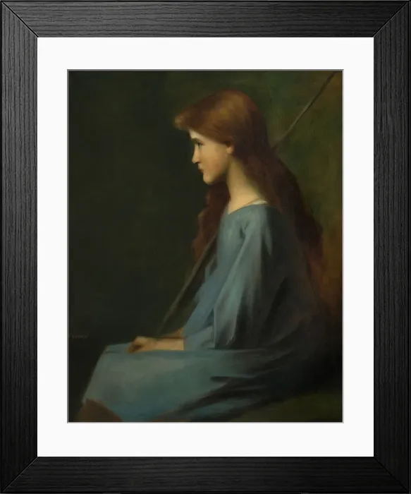 Framed Print : The little shepherdess (La Petite Bergere), c. 1890 Framed Print : The little shepherdess (La Petite Bergere), c. 1890