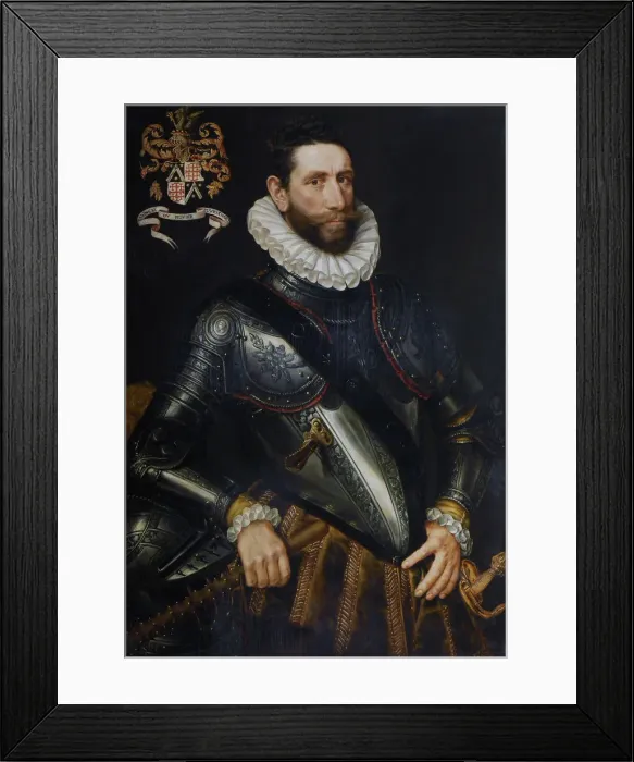 Framed Print : Portrait of Johan II de Mauregnault, Second half of the16th cen Framed Print : Portrait of Johan II de Mauregnault, Second half of the16th cen