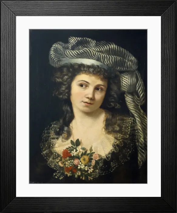 Framed Print : Portrait of a young Lady Framed Print : Portrait of a young Lady
