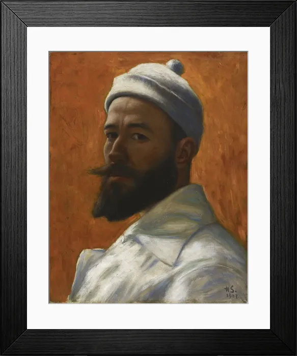 Framed Print : Self-Portrait, 1907 Framed Print : Self-Portrait, 1907