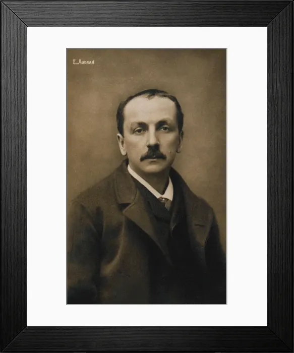 Framed Print : Portrait of the composer Edmond Audran (1842-1901), c. 1890 Framed Print : Portrait of the composer Edmond Audran (1842-1901), c. 1890