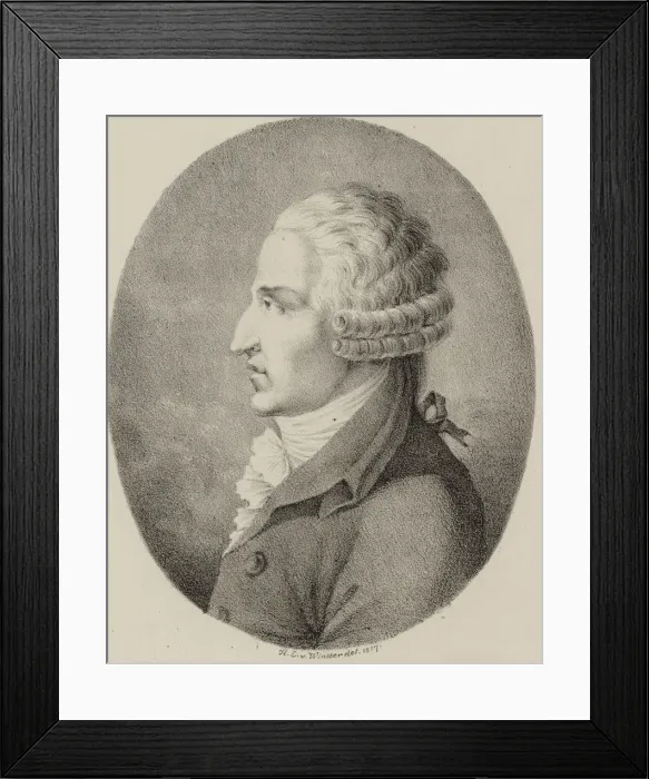 Framed Print : Portrait of the composer Pasquale Anfossi (1727-1797), 1817 Framed Print : Portrait of the composer Pasquale Anfossi (1727-1797), 1817
