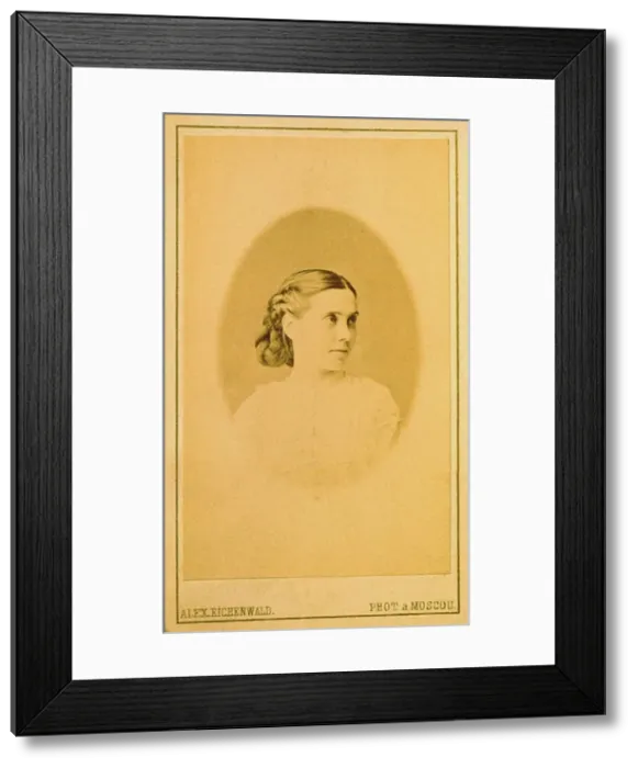 Framed Print : Apollinaria Prokofyevna Suslova (1839-1918), 1867 Framed Print : Apollinaria Prokofyevna Suslova (1839-1918), 1867