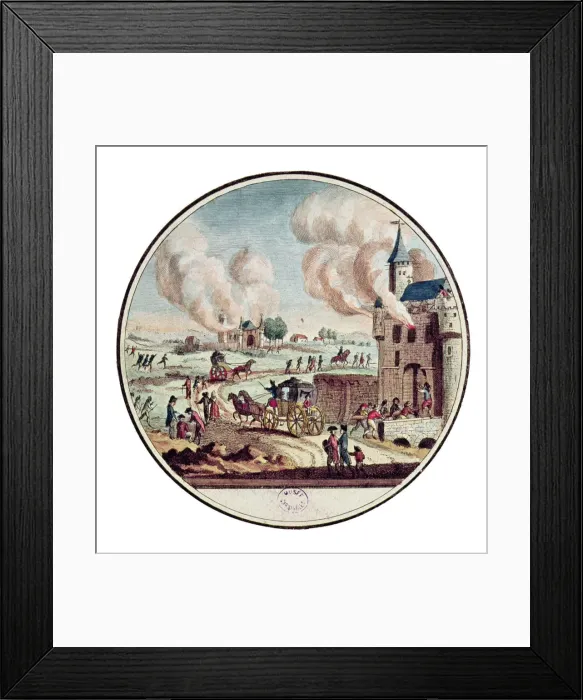 Framed Print : The End of the Ancien Regime. The Great Fear. August 4, 1789, 1790s Framed Print : The End of the Ancien Regime. The Great Fear. August 4, 1789, 1790s