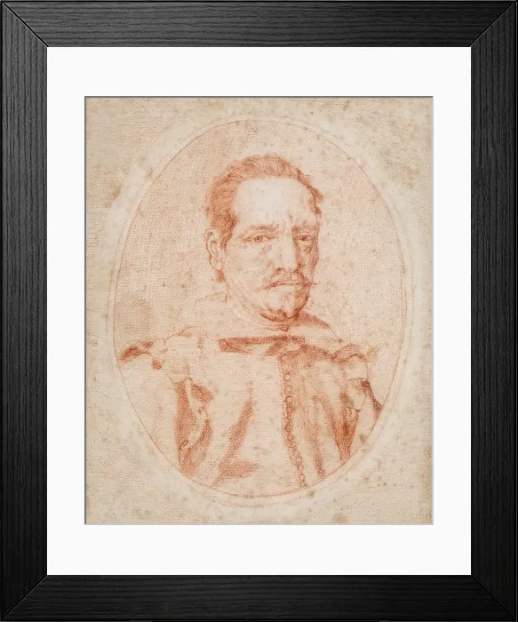 Framed Print : Portrait of Vincenzo Giustiniani (1564-1637) Framed Print : Portrait of Vincenzo Giustiniani (1564-1637)