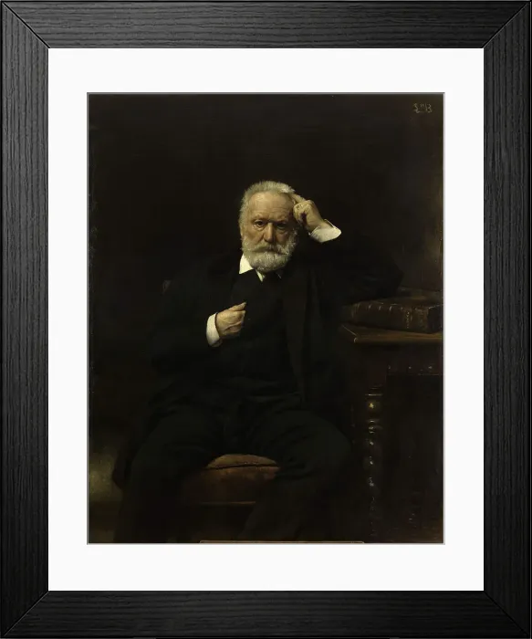 Framed Print : Portrait of Victor Hugo, 1870s Framed Print : Portrait of Victor Hugo, 1870s