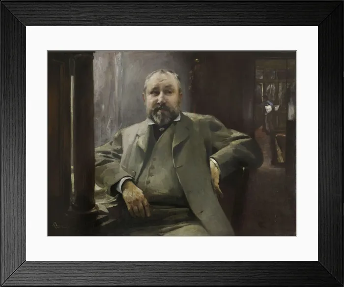 Framed Print : Portrait of Francis Magnard, 1884 Framed Print : Portrait of Francis Magnard, 1884