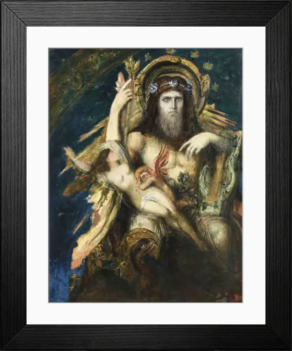 Framed Print : Jupiter and Semele, 1890s Framed Print : Jupiter and Semele, 1890s