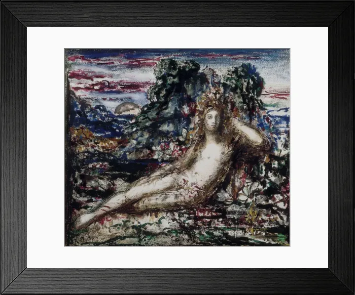 Framed Print : Narcissus. Found in the collection of Musee Gustave Moreau Framed Print : Narcissus. Found in the collection of Musee Gustave Moreau