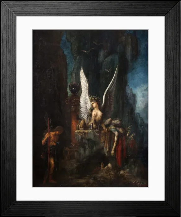 Framed Print : Oedipus the Wayfarer or Equality before Death, 1888 Framed Print : Oedipus the Wayfarer or Equality before Death, 1888