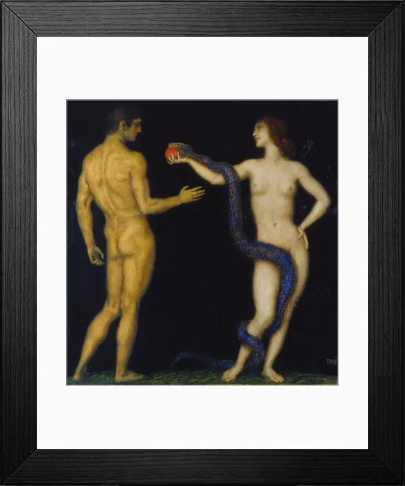 Framed Print : Adam and Eve, 1920-1925 Framed Print : Adam and Eve, 1920-1925