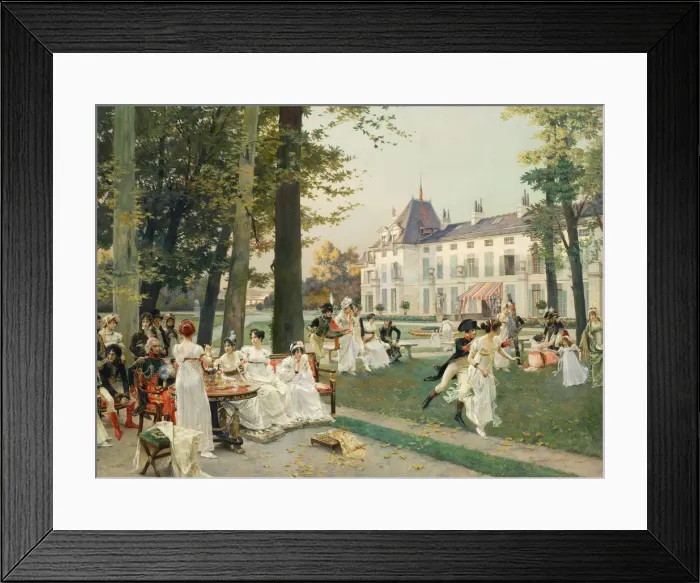 Framed Print : Festive Reception at Chateau de Malmaison, 1802, ca 1894 Framed Print : Festive Reception at Chateau de Malmaison, 1802, ca 1894