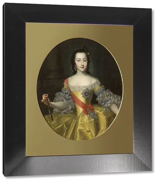 Portrait of the Grand Duchess Ekaterina Alekseyevna (1729-1796), c. 1745