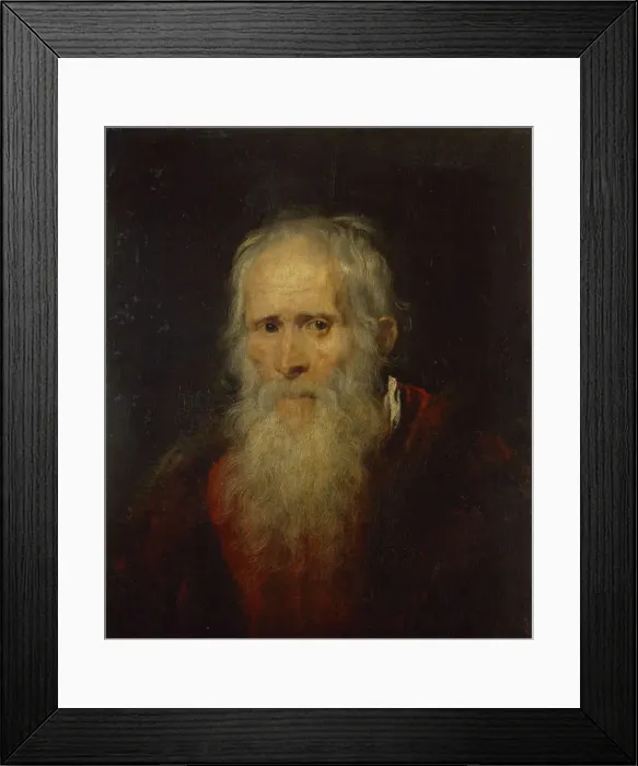 Framed Print : Head of an Old Man, c. 1621 Framed Print : Head of an Old Man, c. 1621