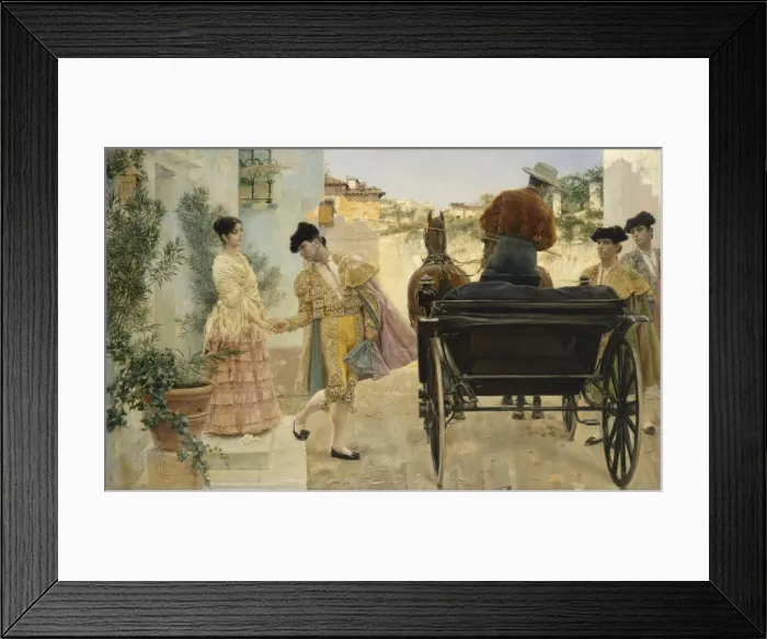 Framed Print : Farewell of Toreador, 1860s Framed Print : Farewell of Toreador, 1860s