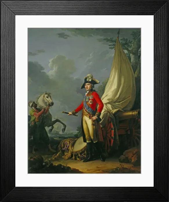 Framed Print : Portrait of Prince Platon Zubov (1767-1822), 1802 Framed Print : Portrait of Prince Platon Zubov (1767-1822), 1802
