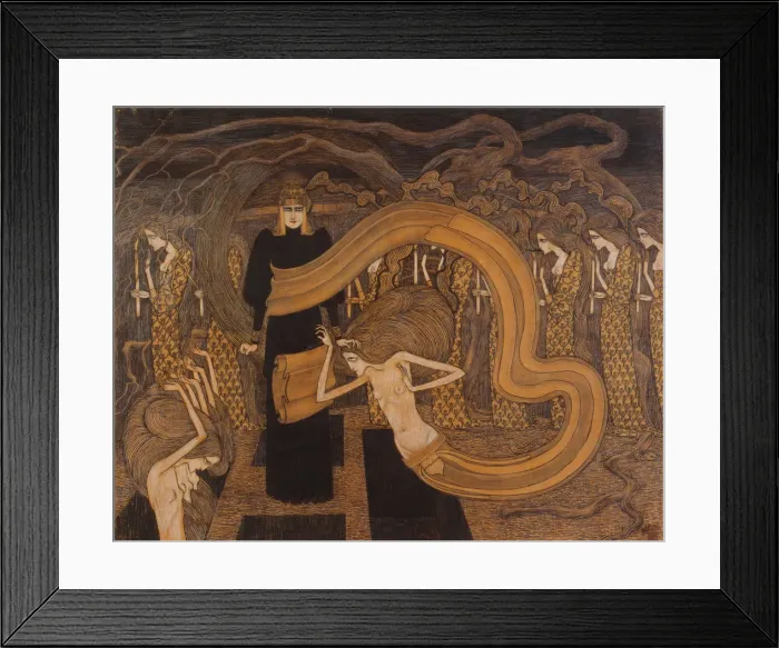 Framed Print : Fatalism, 1893 Framed Print : Fatalism, 1893