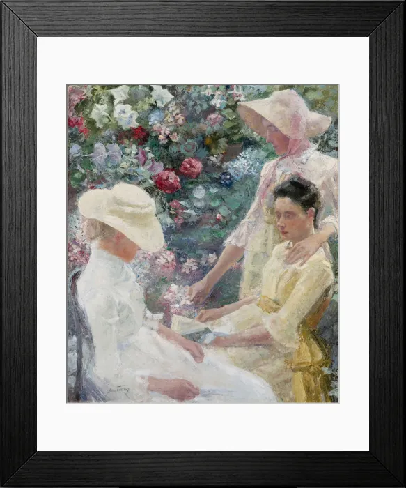Framed Print : Trio fleuri, 1885 Framed Print : Trio fleuri, 1885