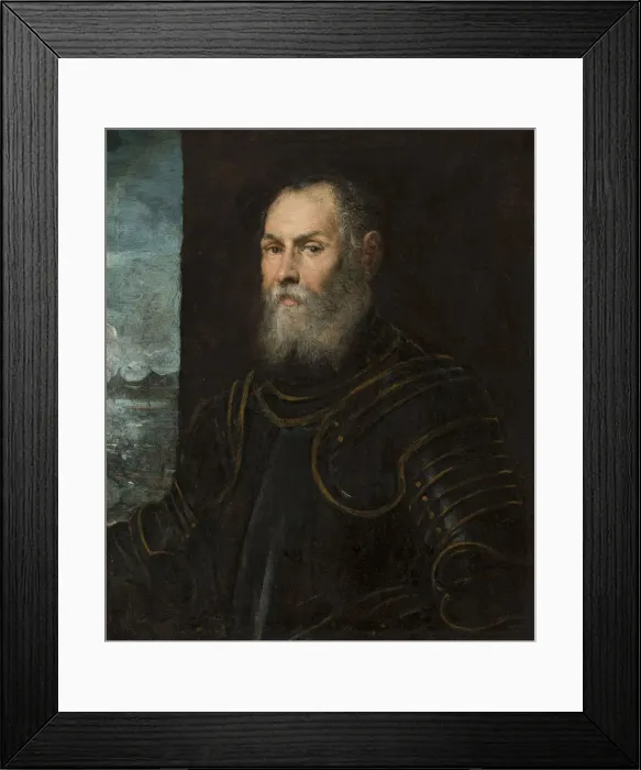 Framed Print : Portrait of a Venetian Admiral, Second half of the16th cen Framed Print : Portrait of a Venetian Admiral, Second half of the16th cen
