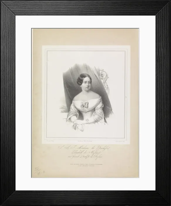 Framed Print : Grand Duchess Elizabeth Mikhailovna of Russia (1826-1845), Duchess of Nassau, ca 1844-1850 Framed Print : Grand Duchess Elizabeth Mikhailovna of Russia (1826-1845), Duchess of Nassau, ca 1844-1850