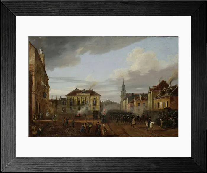 Framed Print : Arrival of the Polish regiments to Warsaw, 1831 Framed Print : Arrival of the Polish regiments to Warsaw, 1831