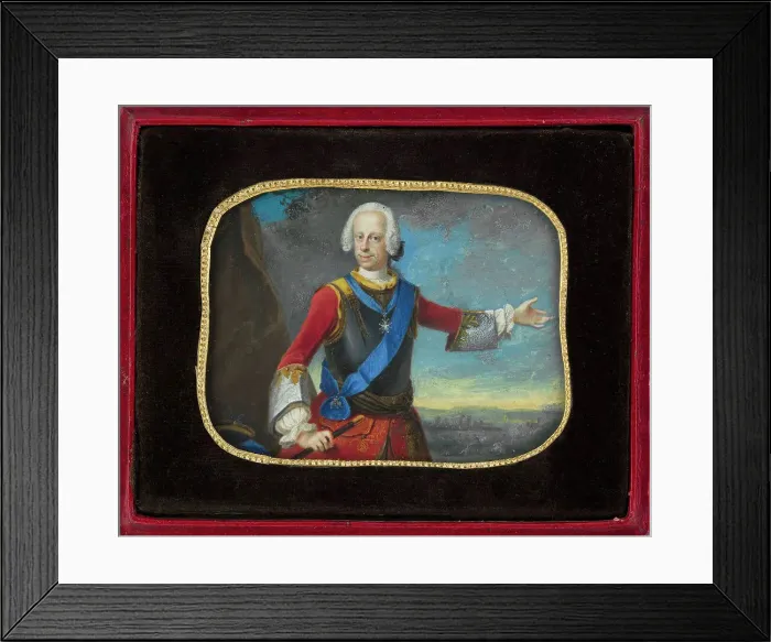 Framed Print : Portrait of Louis VIII (1691-1768), Landgrave of Hesse-Darmstadt, 1750 Framed Print : Portrait of Louis VIII (1691-1768), Landgrave of Hesse-Darmstadt, 1750