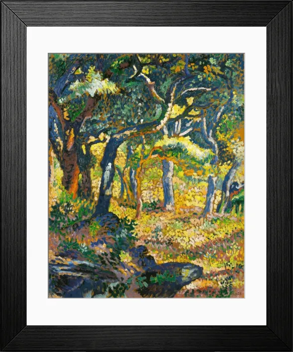 Framed Print : Clearing in Provence, c. 1906 Framed Print : Clearing in Provence, c. 1906