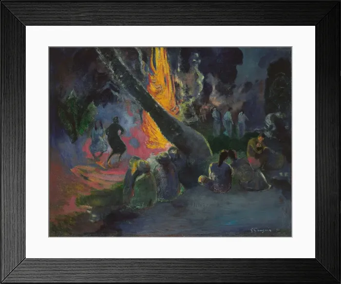Framed Print : Upa upa (The Fire Dance), 1891 Framed Print : Upa upa (The Fire Dance), 1891