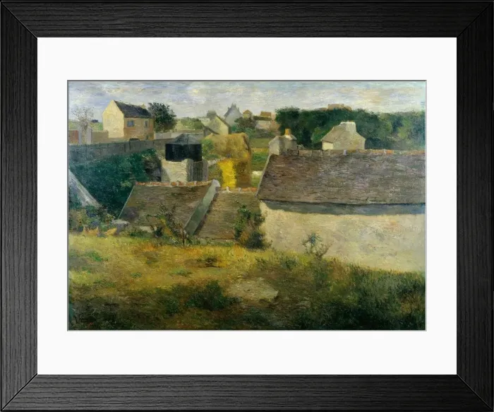 Framed Print : Houses at Vaugirard (Les Maisons de Vaugiraud), 1880 Framed Print : Houses at Vaugirard (Les Maisons de Vaugiraud), 1880