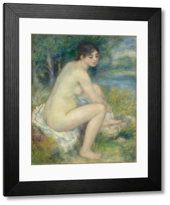 Framed Print : Nude in a Landscape, 1883
