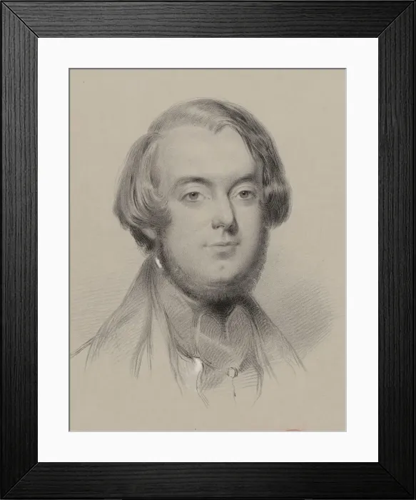 Framed Print : Portrait of the composer Michael William Balfe (1808-1870), 1840 Framed Print : Portrait of the composer Michael William Balfe (1808-1870), 1840