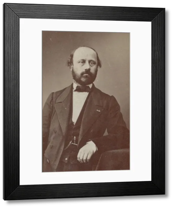 Framed Print : Portrait of the composer Francois Bazin (1816-1878), ca 1860 Framed Print : Portrait of the composer Francois Bazin (1816-1878), ca 1860