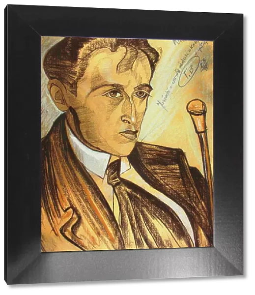 Portrait of the poet Bruno Jasienski (1901-1938), 1923