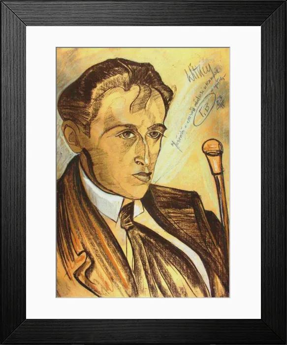 Framed Print : Portrait of the poet Bruno Jasienski (1901-1938), 1923 Framed Print : Portrait of the poet Bruno Jasienski (1901-1938), 1923