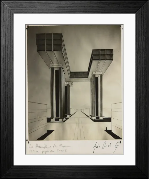 Framed Print : Skyscraper (Cloud Iron) on Strastnoy Boulevard in Moscow, 1925 Framed Print : Skyscraper (Cloud Iron) on Strastnoy Boulevard in Moscow, 1925