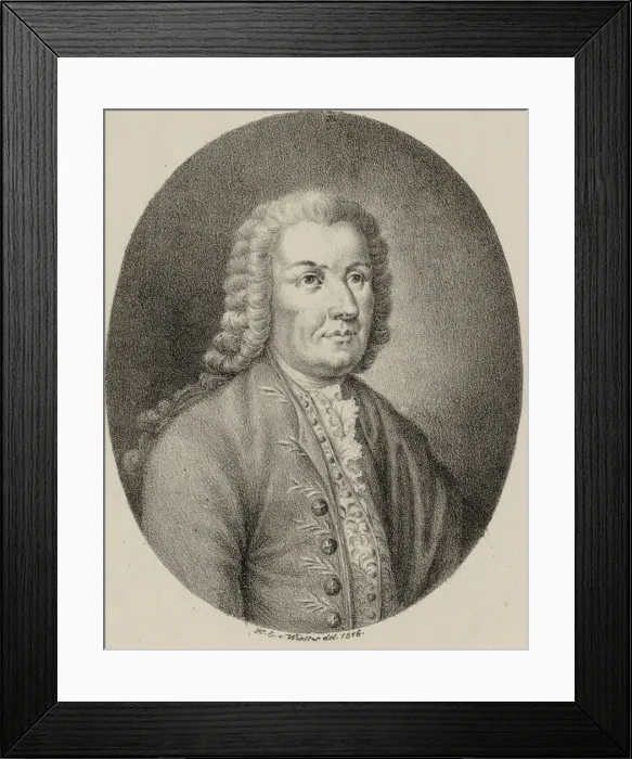 Framed Print : Portrait of the composer Ercole Bernabei (1622-1687), 1816 Framed Print : Portrait of the composer Ercole Bernabei (1622-1687), 1816