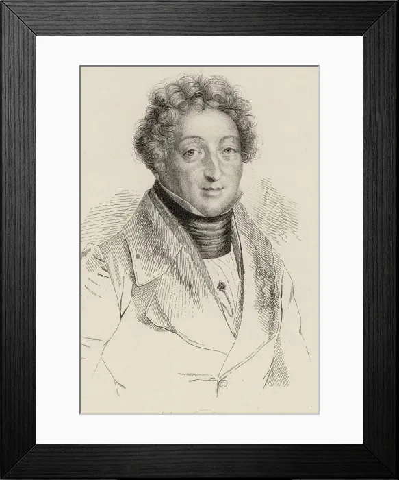 Framed Print : Portrait of the composer Henri-Montan Berton (1767-1844), 1830 Framed Print : Portrait of the composer Henri-Montan Berton (1767-1844), 1830