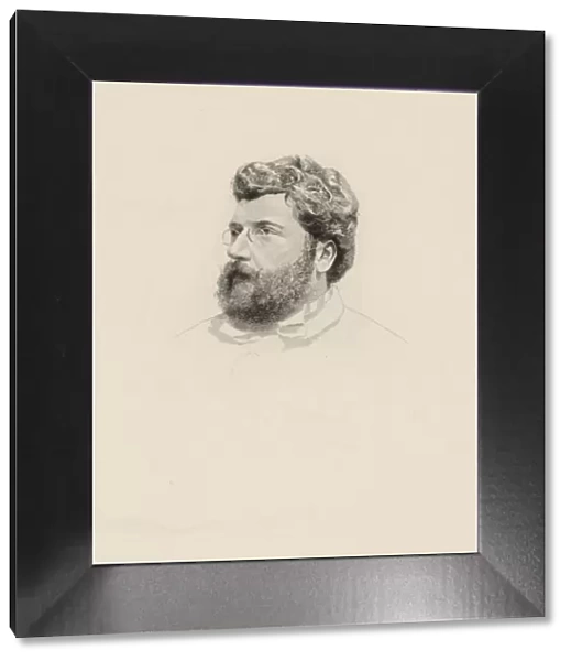 Portrait of the composer Georges Bizet (1838-1875), 1860s