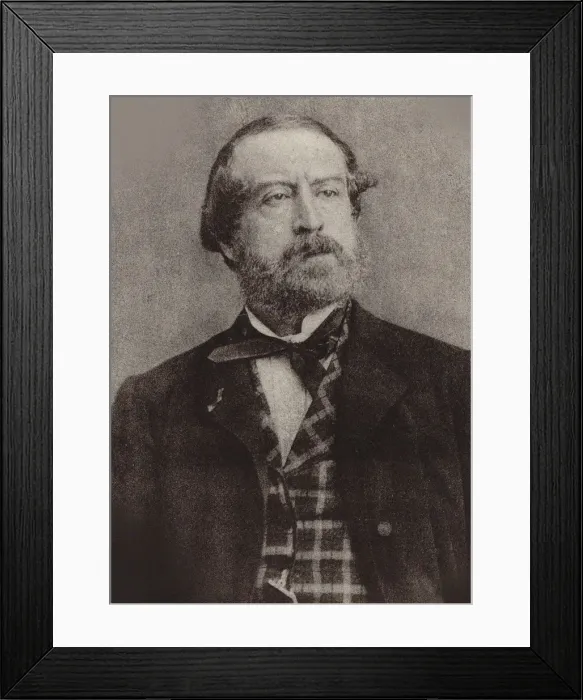Framed Print : Portrait of the composer Adrien-Louis-Victor Boieldieu (1815-1883), 1870 Framed Print : Portrait of the composer Adrien-Louis-Victor Boieldieu (1815-1883), 1870