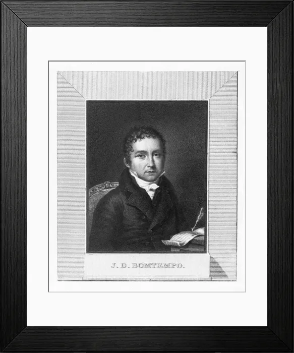 Framed Print : Portrait of the composer Joao Domingos Bomtempo (1775-1842) Framed Print : Portrait of the composer Joao Domingos Bomtempo (1775-1842)