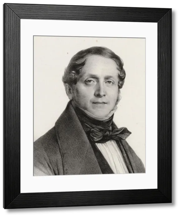 Framed Print : Portrait of the composer Giulio Marco Bordogni (1789-1856), 1838 Framed Print : Portrait of the composer Giulio Marco Bordogni (1789-1856), 1838