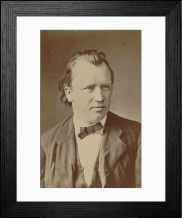 Framed Print : Portrait of the composer Johannes Brahms (1833-1897), 1875 Framed Print : Portrait of the composer Johannes Brahms (1833-1897), 1875