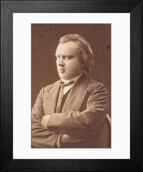 Framed Print : Portrait of the composer Johannes Brahms (1833-1897), 1872 Framed Print : Portrait of the composer Johannes Brahms (1833-1897), 1872