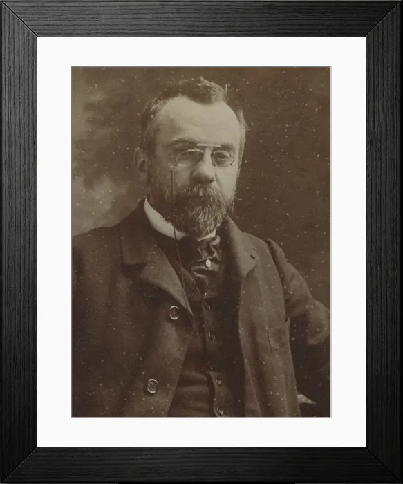 Framed Print : Portrait of the composer Alfred Bruneau (1857-1934), c. 1890