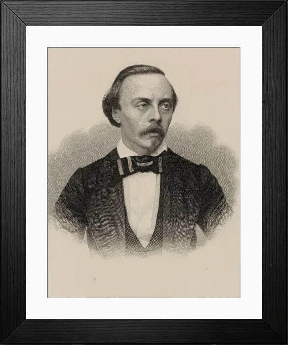 Framed Print : Portrait of the composer Hans von Bulow (1830-1894), 1880 Framed Print : Portrait of the composer Hans von Bulow (1830-1894), 1880